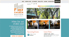 Desktop Screenshot of firstchurchboston.org
